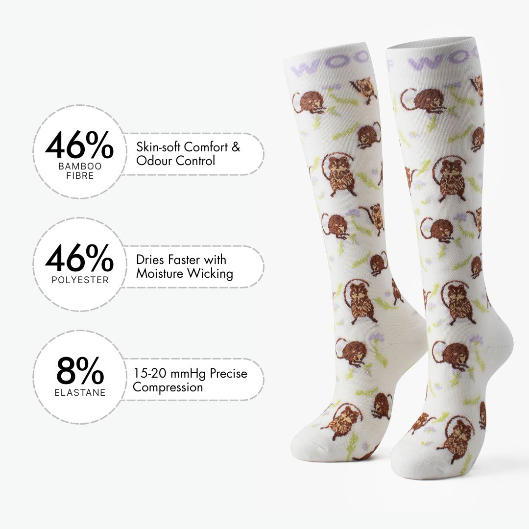 Quokka Bamboo Compression Socks