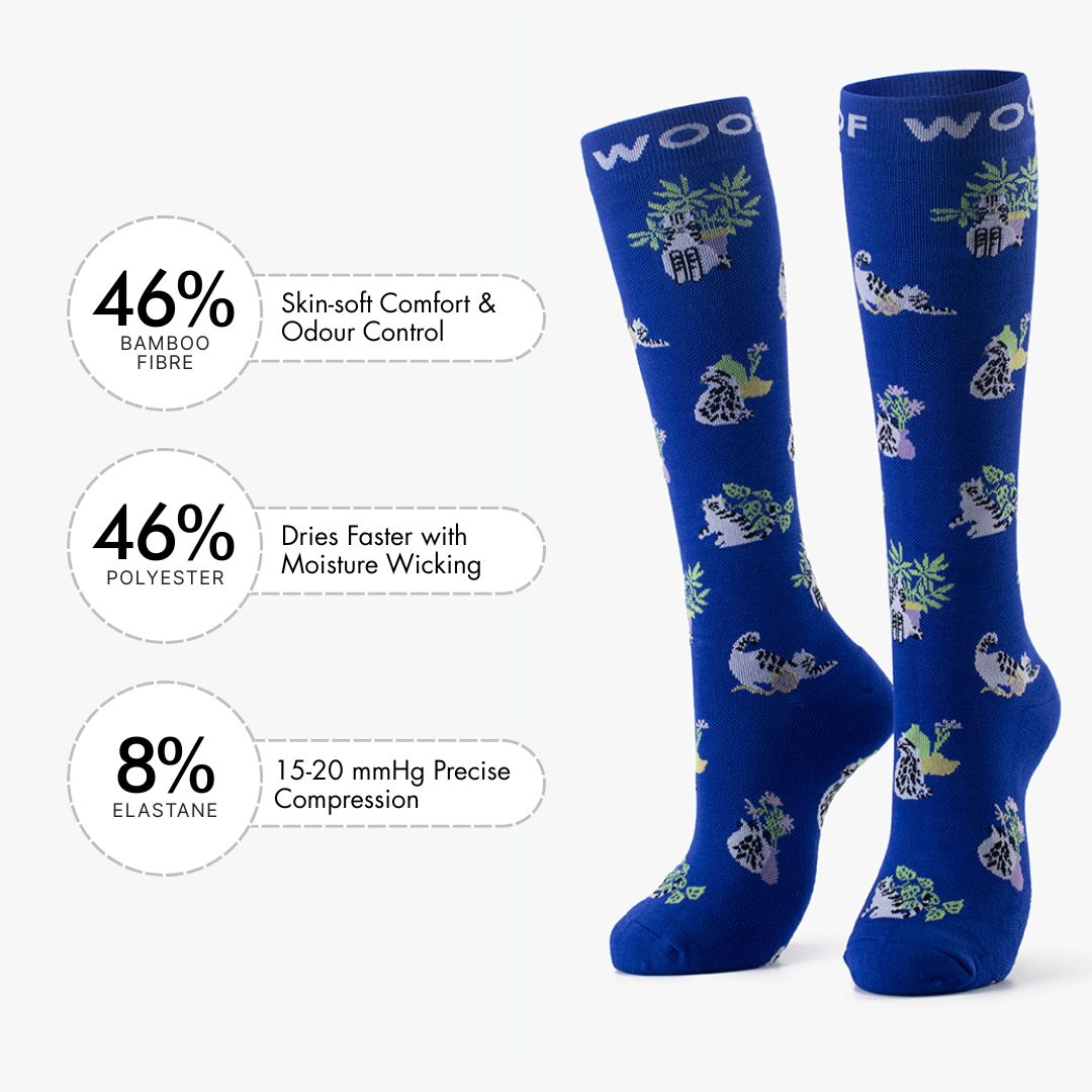Australian Mist Cats Bamboo Compression Socks