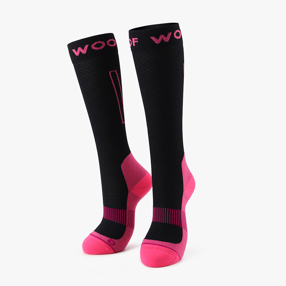 Pink Power Performance Compression Socks 4 Pack